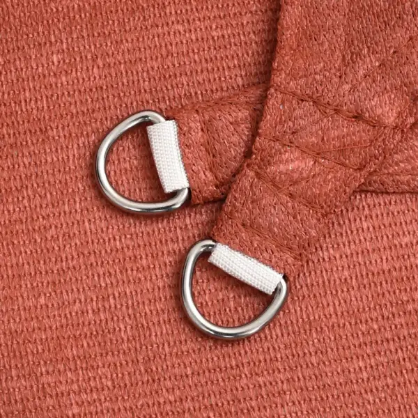 Päikesepuri HDPE, terrakota, kandiline, 3,6 x 3,6 m, 160 g/m² – 5