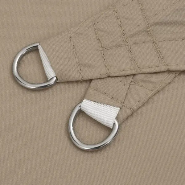 Veekindel kandiline päikesepuri oxford-kangast, UV-kaitsega, 4,5 x 4,5 m, pruunikashall – 5