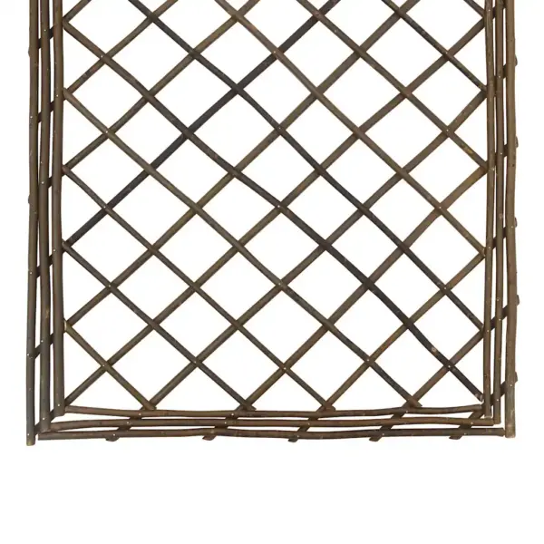 Pajuvõrest aiavõred ronitaimedele, 6 tk, 30 x 120 cm, pruun – 5