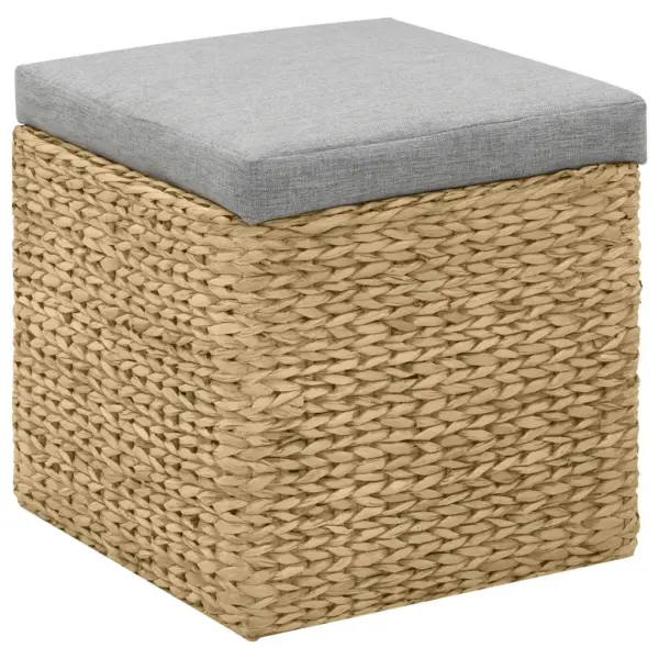 Panipaigaga otomanikomplekt hallide patjadega, mererohi, 2 tk, suurim 43 x 43 x 44 cm – 6