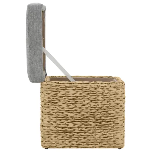 Panipaigaga otomanikomplekt hallide patjadega, mererohi, 2 tk, suurim 43 x 43 x 44 cm – 9