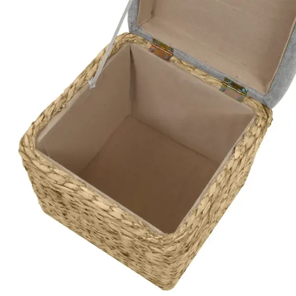 Panipaigaga otomanikomplekt hallide patjadega, mererohi, 2 tk, suurim 43 x 43 x 44 cm – 10