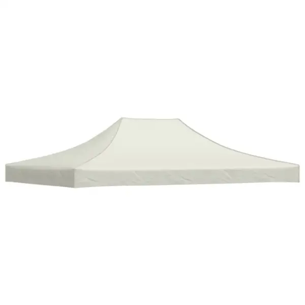 Peotelgi katus 4 x 3 m, kreemjasvalge, 270 g/m², PVC-kattega 600D oxford-kangas – 2