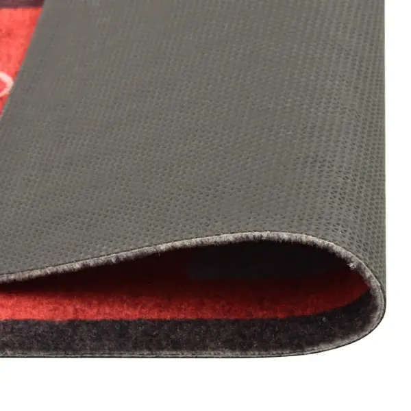 Pestav köögivaip tomatimustriga, polüamiid, lateksalus, 45 x 150 cm – 4