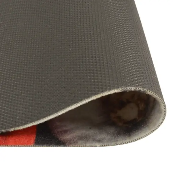 Pestav köögivaip veini ja õhtusöögi mustriga, sametist, latekspõhjaga, 60 x 300 cm – 4