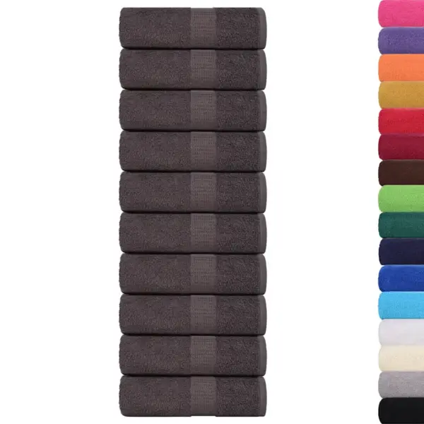 Pesurätikud FROGN, 10 tk, antratsiithall, 30 x 30 cm, 100% puuvill, 360 g/m² - 2