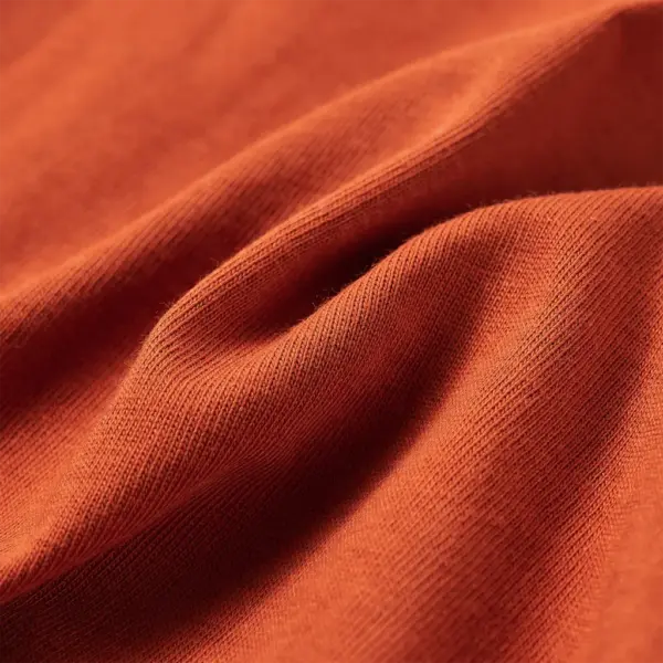 Pikkade varrukatega lastesärk karutrikiga, hele roostepruun, suurus 116 – 7