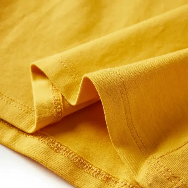 Pikkade varrukatega lastesärk loomamustriga, ooker, suurus 140 – 6