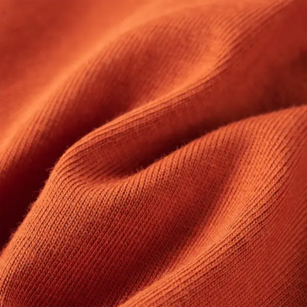 Pikkade varrukatega lastesärk rebasepildiga, hele rooste, 104 – 7