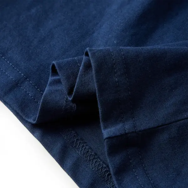 Pikkade varrukatega lastesärk little monkey trükiga, tumesinine, suurus 104 – 6