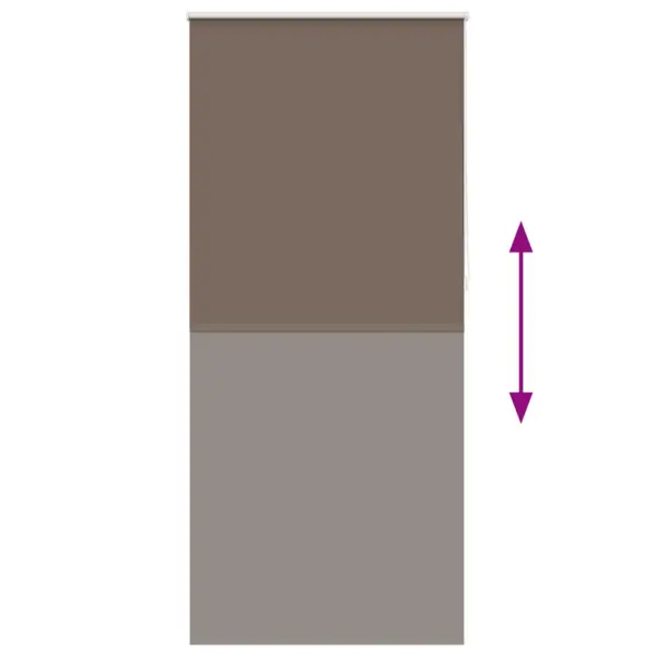 Pimendav rullkardin termotagusega, kohvivärvi, 100 x 230 cm – 9