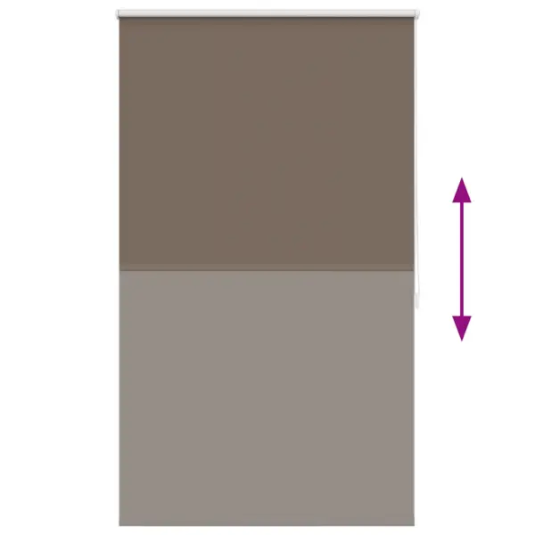 Pimendav termokattega ruloo, kohvivärvi, 120 x 175 cm, polüester – 9