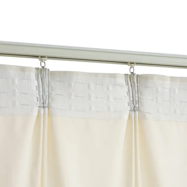 Pimendavad sametkardinad metallkonksudega, kreemjasvalge, 2 tk, 140 x 175 cm – 4