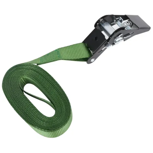 Pingutitega koormarihmad 10 tk, 6 m x 25 mm, 400 kg, roheline – 5