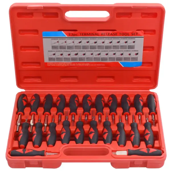 Pistikukontaktide vabastustööriistade komplekt sõidukitele, 23 osa – 2