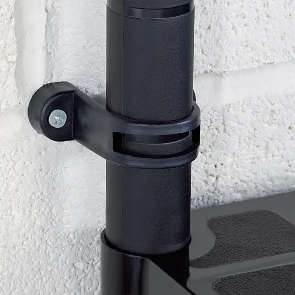 4-korruselised plastist hoiuriiulid, must, 3 tk, 61 x 30,5 x 130 cm – 6