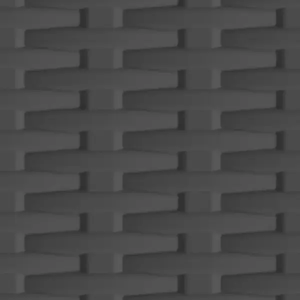 Hall plastist hoiukapp rotangimustriga, 68 x 39 x 92 cm – 5