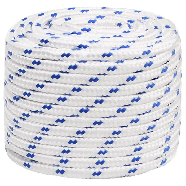 Punutud polüpropüleenist paadiköis, valge, 18 mm, 100 m – 2