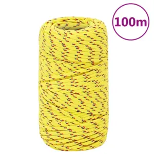 Polüpropüleenist paadiköis, kollane, 2 mm, 100 m