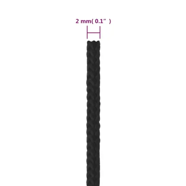 Polüpropüleenist paadiköis, täismust, 2 mm, 500 m rull – 6
