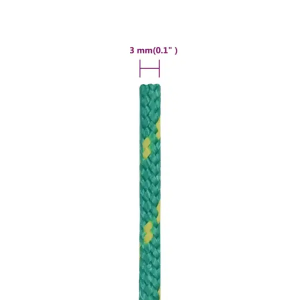 Polüpropüleenist paadiköis, roheline, 3 mm, 250 m – 6
