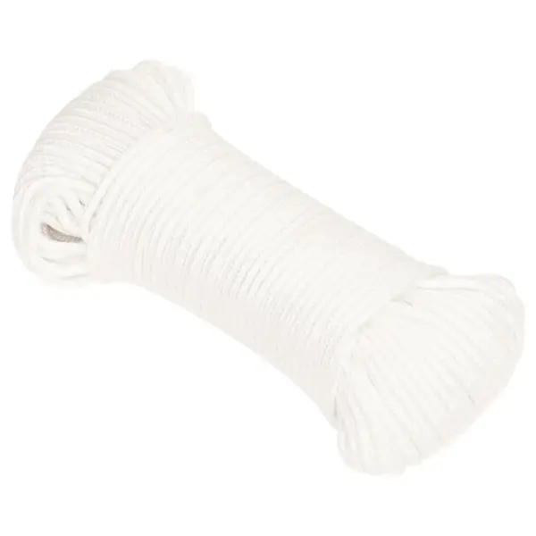 Polüpropüleenist paadiköis, täisvalge, 5 mm, 50 m – 2