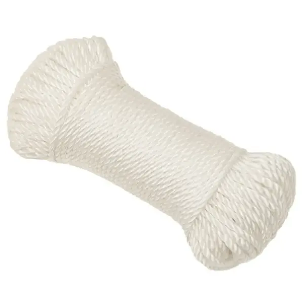 Polüpropüleenist töököis, valge, 8 mm, 50 m – 2