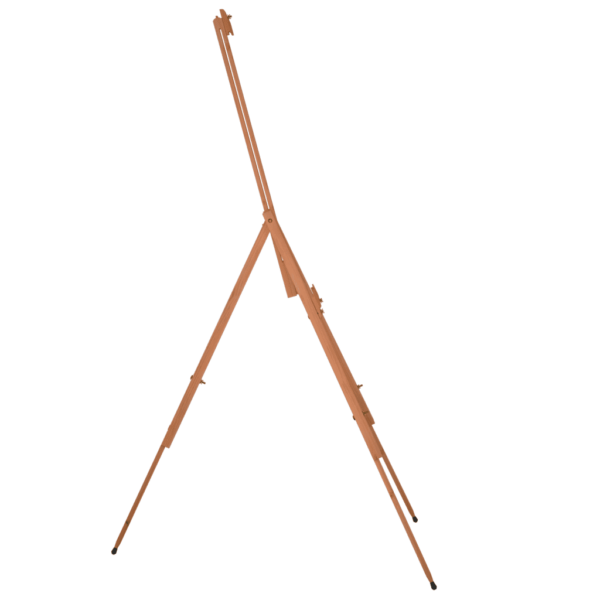 Pöökpuust kolmnurkne molbert, reguleeritav, 100 x 104 x 172 cm – 4