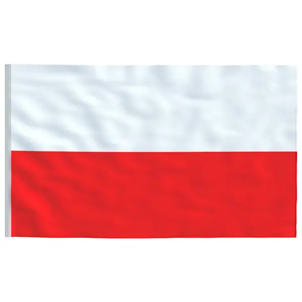 Poola lipp teleskoopilise alumiiniumist lipumastiga, 5,5 m, 90 x 150 cm – 2