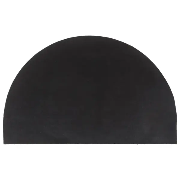 Poolringikujuline kookoskiududest uksematt PVC-alusega, naturaalne, 50 x 80 cm – 2