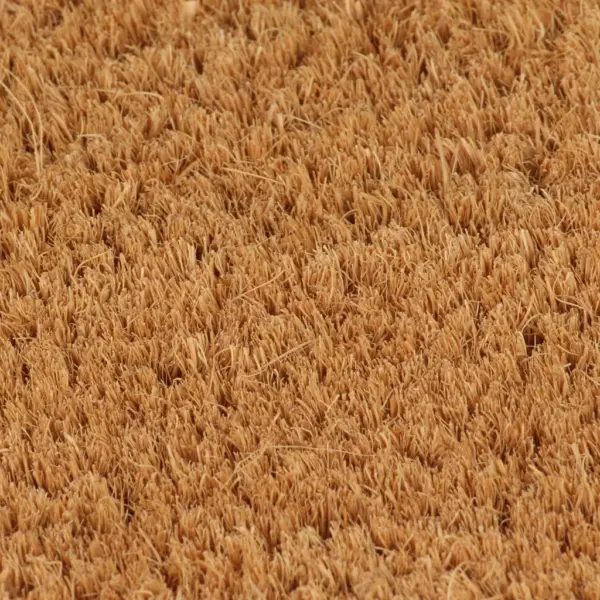 Poolringikujuline kookoskiududest uksematt PVC-alusega, naturaalne, 50 x 80 cm – 4