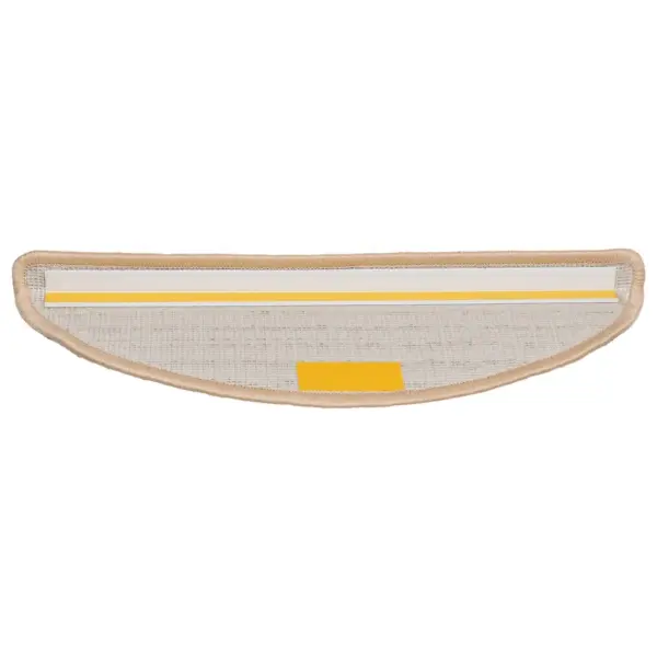 Poolringikujulised trepimatid kahepoolse teibiga, kreemjasvalged, 10 tk, 56 x 17 x 3 cm – 5