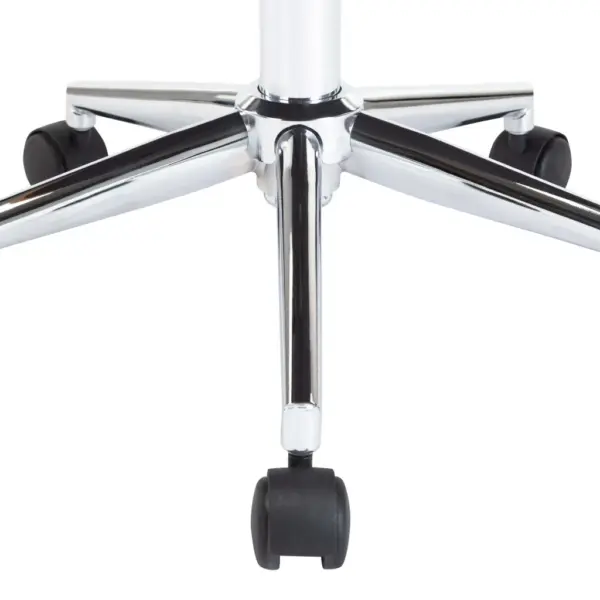 Pööratavad söögitoolid ratastega, tumehall kangas ja painutatud puit, 4 tk – 7