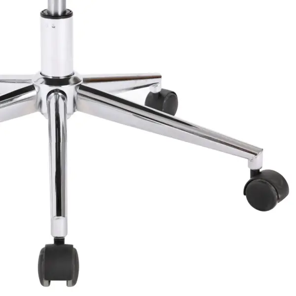 Pöörlevad helehallid söögitoolid ratastel, 2 tk, kangas, reguleeritava kõrgusega – 8