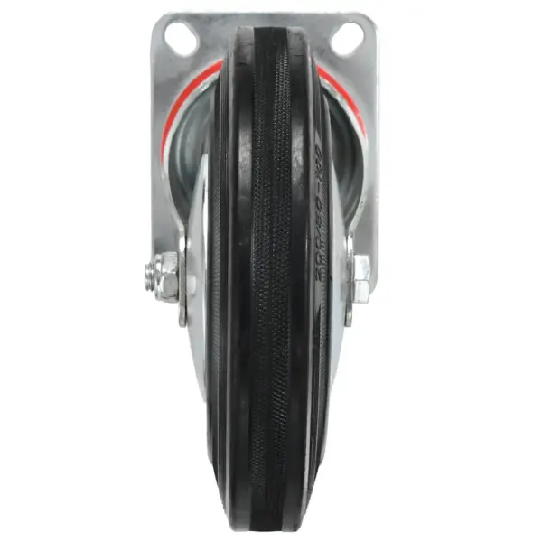 Pöörlevad kummirattad väikesele mööblile ja seadmetele, 32 tk, must, 200 mm – 5