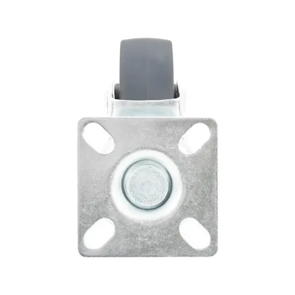 Pöörlevad mööblirattad plaatkinnitusega, hall termoplastiline kumm, 50 mm, 35 kg, 16 tk komplekt – 6