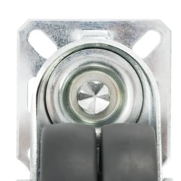 Pöörlevad mööblirattad 50 mm, hall TPR, tsingitud raamiga, 32 tk – 8