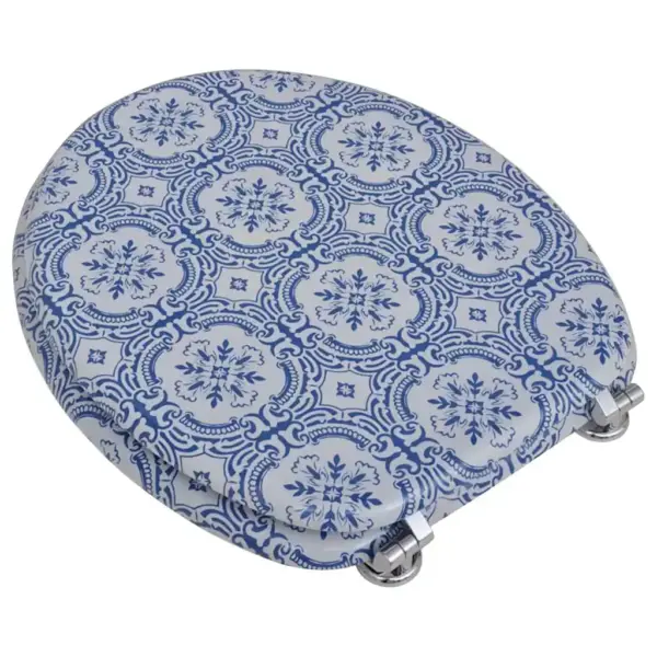 Portselanimustriga WC-prill-lauad kaantega, 2 tk, MDF, reguleeritavate hingedega – 3