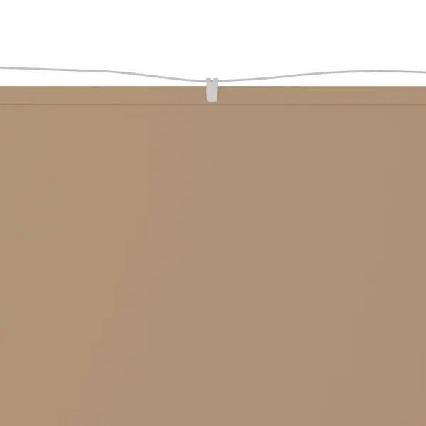 Privaatsussirm rõdule ja aeda, pruunikashall, 180 x 1000 cm, veekindel oxford-kangas – 3