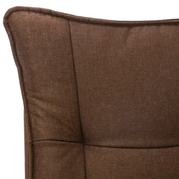 Ergonoomiline pruun kontoritool jalatoe ja kallutatava seljatoega, kangas – 8