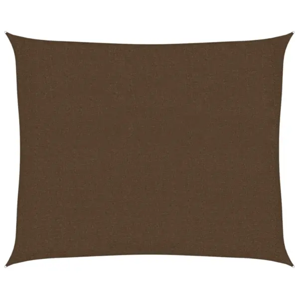 Ristkülikukujuline pruun HDPE päikesevari, 2,5 x 3 m, 160 g/m² – 2