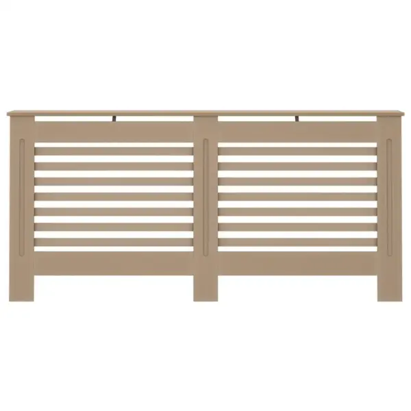 Pruun horisontaalsete liistudega radiaatorikate, MDF, 172 x 19 x 81,5 cm – 4