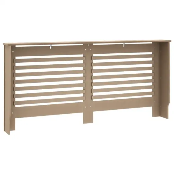 Pruun horisontaalsete liistudega radiaatorikate, MDF, 172 x 19 x 81,5 cm – 6