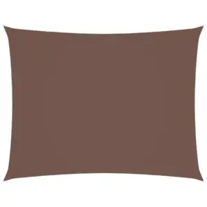 Veekindel ristkülikukujuline päikesepuri, pruun oxford-kangas, 2 x 3 m
