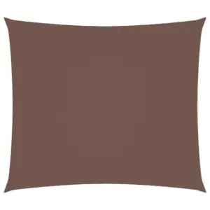 Veekindel ristkülikukujuline päikesepuri, pruun, 2,5 x 3 m, PU-kattega oxford-kangas
