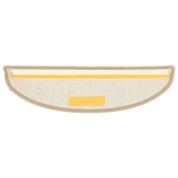 Pruunid poolringikujulised trepimatid, 15 tk, 56 x 17 x 3 cm, 100% PP – 6