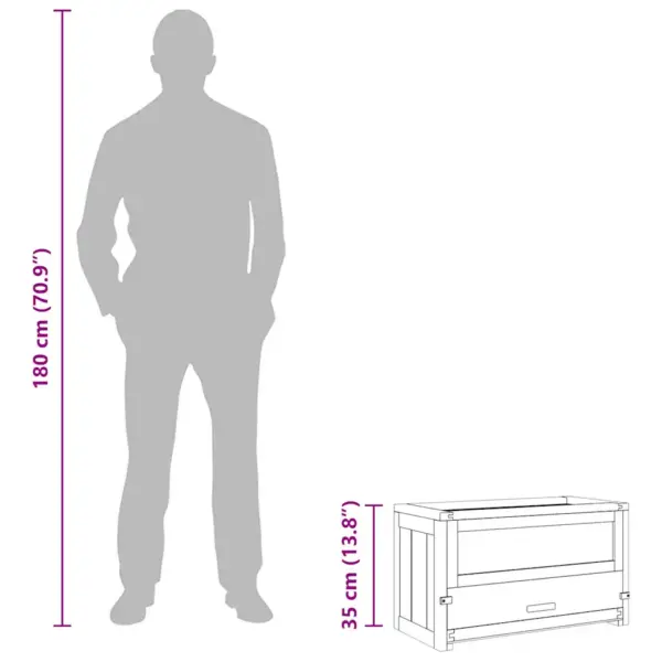 Puidust hamstripuur akrüülesiklaasiga, 60 x 30 x 35 cm – 10