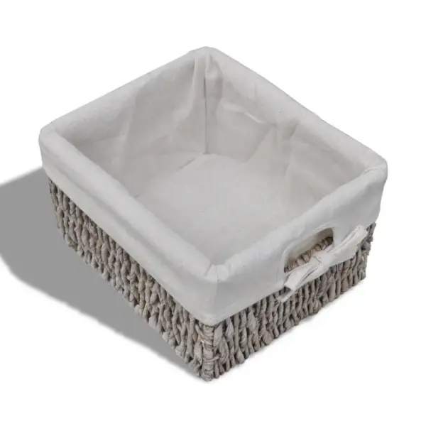 Puidust hoiukapp 3 punutud korviga vasakul, pruun, 60 x 30 x 63 cm – 5