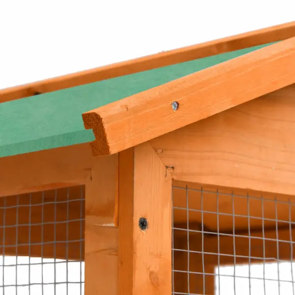 Puidust välilinnupuur veekindla katuse ja sahtliga, 68 x 62 x 166 cm – 6