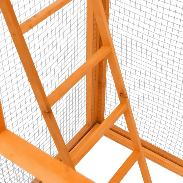 Puidust välilinnupuur veekindla katuse ja sahtliga, 68 x 62 x 166 cm – 7